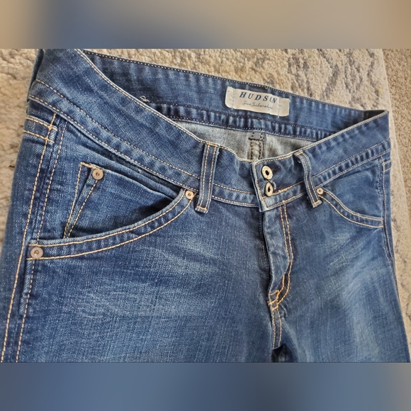 Hudson Dark Wash Boot Cut Jeans 32 - Picture 3 of 6